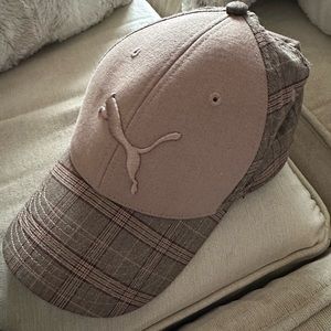 Puma brown and khaki baseball cap